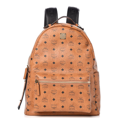 MCM Visetos Medium Stark Backpack Cognac 1 of 9
