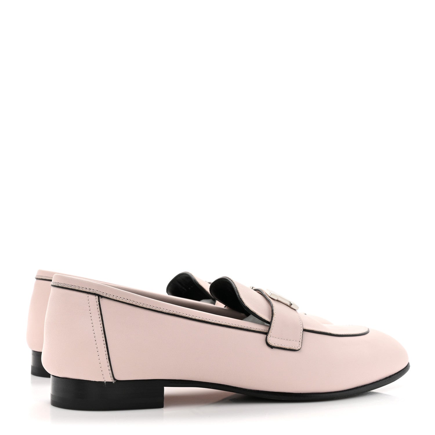 Hermes Calfskin Womens Paris Loafers 39 Rose Petale 4 of 13