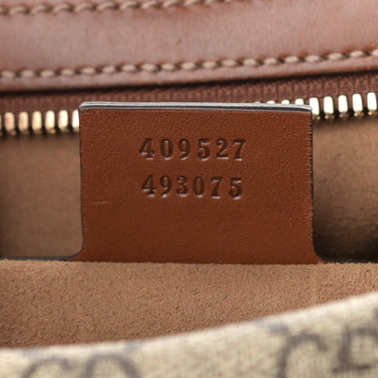 Gucci GG Supreme Monogram Medium Boston Beige Cuir 7 of 16