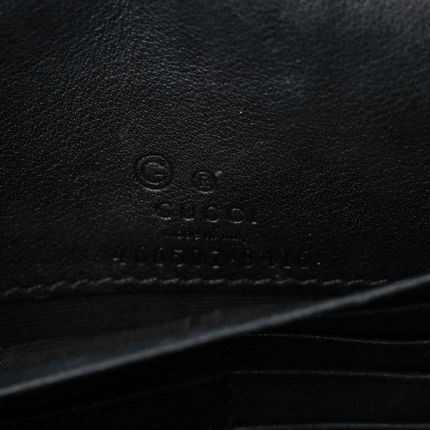 Microguccissima Crossbody Wallet Black