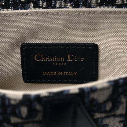 Christian Dior Oblique Mini Saddle Bag Blue 6 of 10