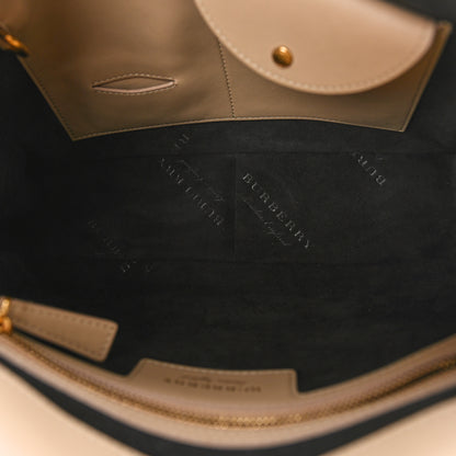 Burberry Trench Calfskin Medium DK88 Top Handle Bag Honey 5 of 8