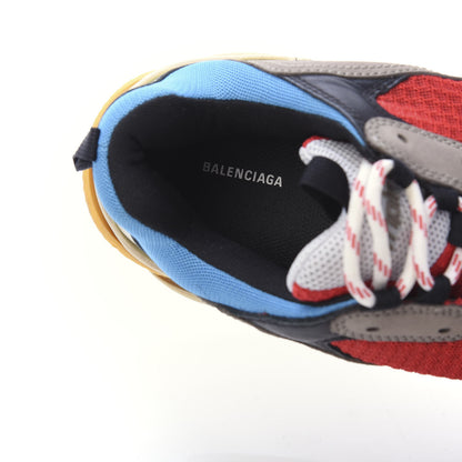 Balenciaga Mesh Nubuck Mens Triple S Sneakers 43 Bleu Gris Rouge 7 of 8