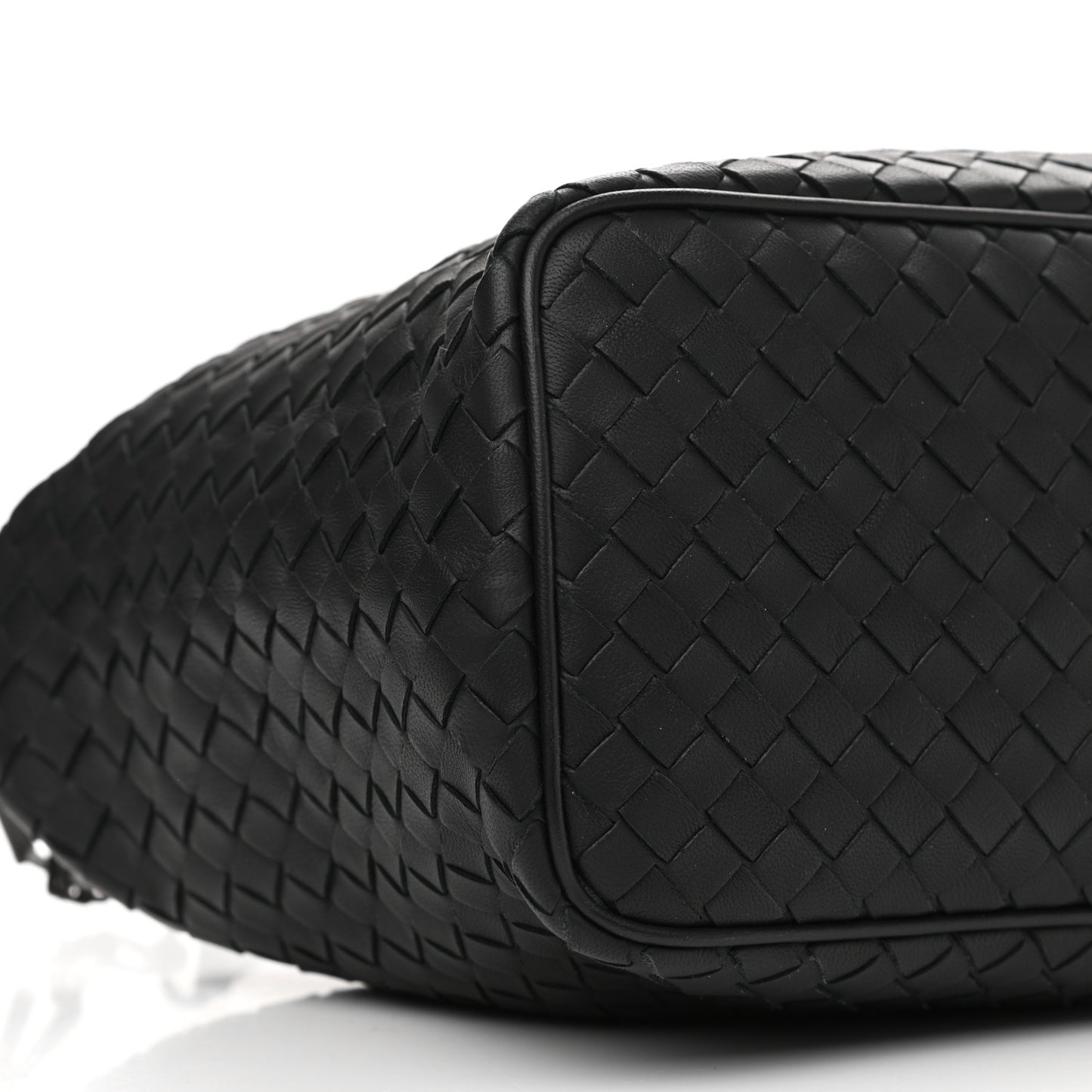 Nappa Intrecciato Small Shoulder Bag Black