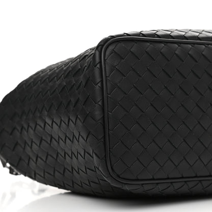 Bottega Veneta Nappa Intrecciato Small Shoulder Bag Black 9 of 10