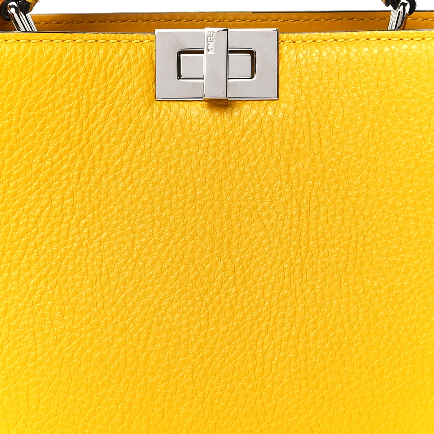 Cuoio Romano Vitello Cover Bi-Color Peekaboo I See U X Cross Satchel Sunflower Stone Mimosa