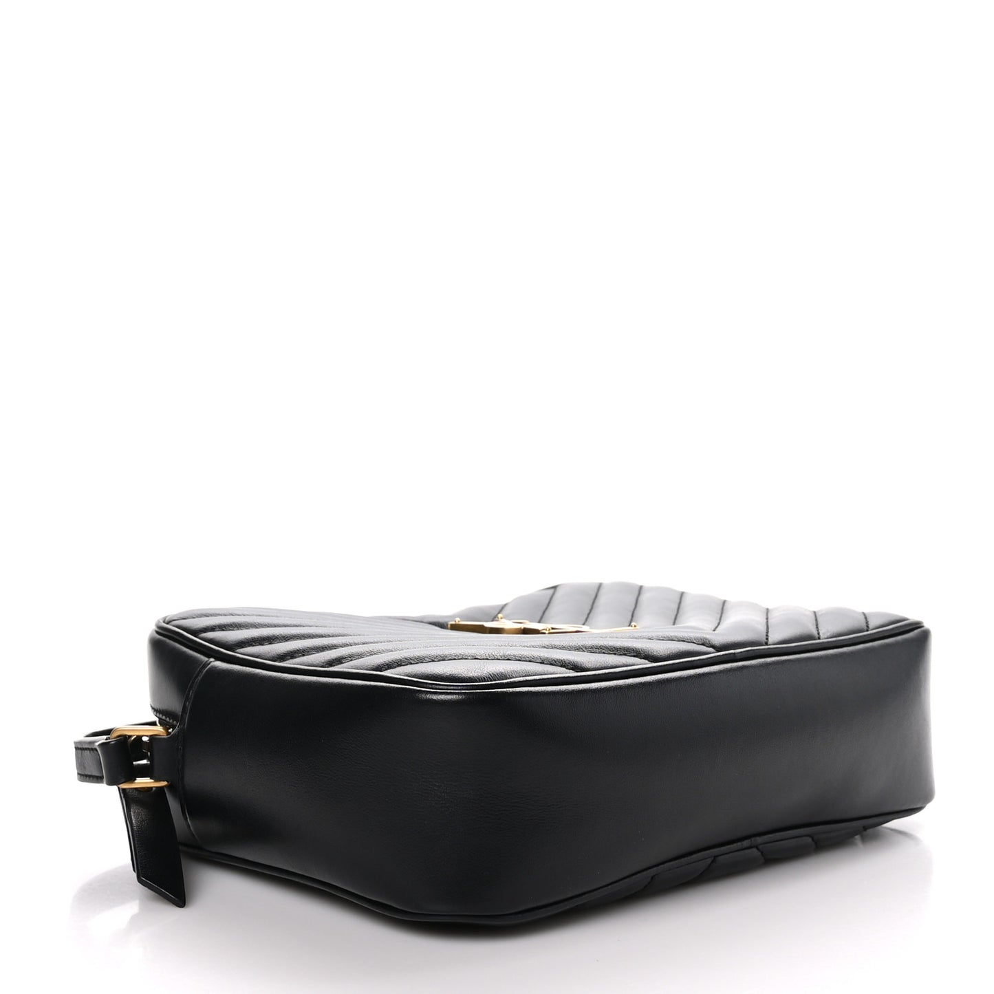 Calfskin Matelasse Monogram Lou Camera Bag Black