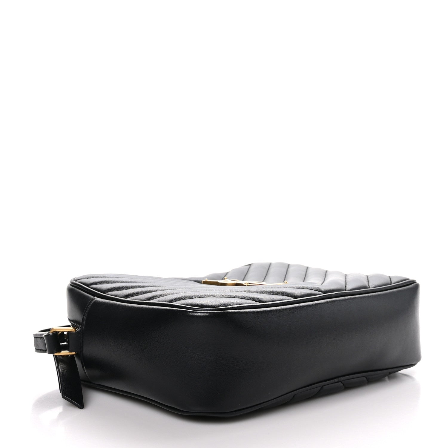 Saint Laurent Calfskin Matelasse Monogram Lou Camera Bag Black 4 of 10