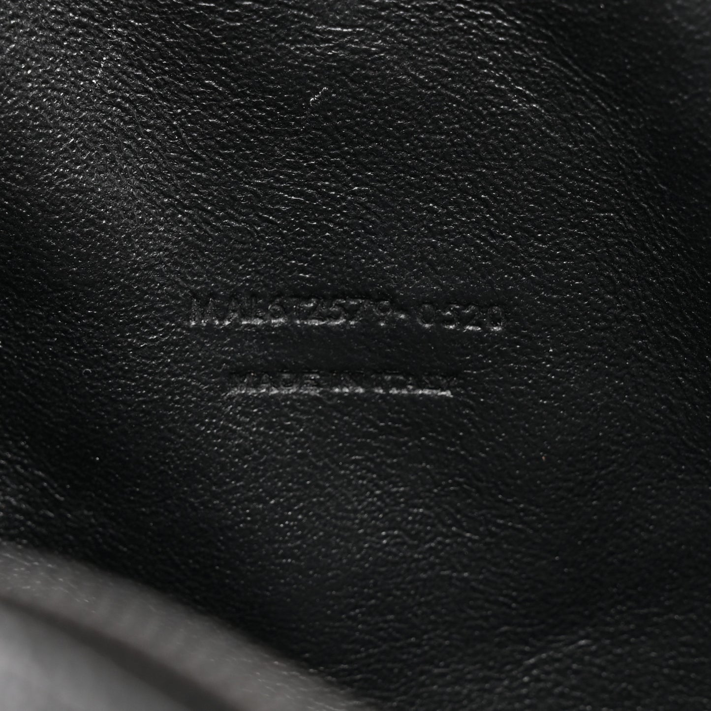 Grain De Poudre Matelasse Monochrome Monogram Mini Lou Camera Bag Black