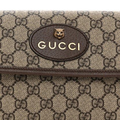 Gucci GG Supreme Monogram Neo Vintage Web Belt Bag Brown 7 of 11