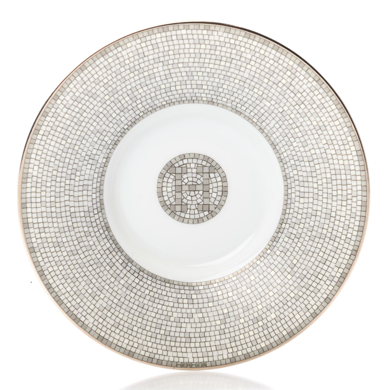 Hermes Porcelain Mosaique au 24 Coffee Cup and Saucer Set of 2 3 of 6