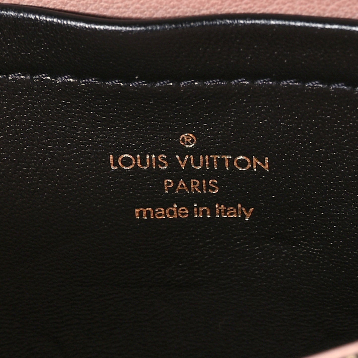 Lambskin Embossed Monogram Pochette Coussin Crossbody Black