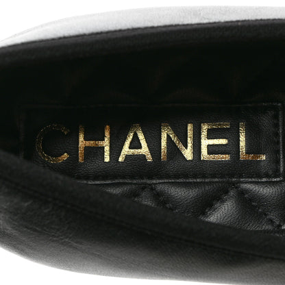 Chanel Lambskin Mary Jane Flats 37 Black 6 of 8