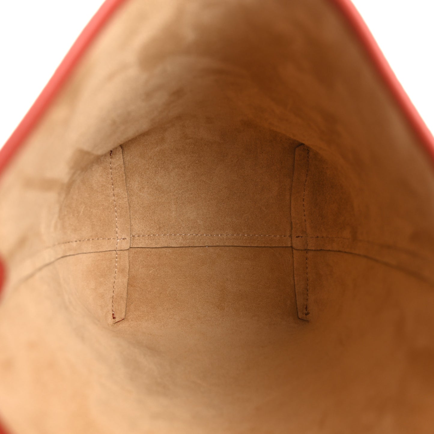 Grained Calfskin Small N/S Park Tote Rust