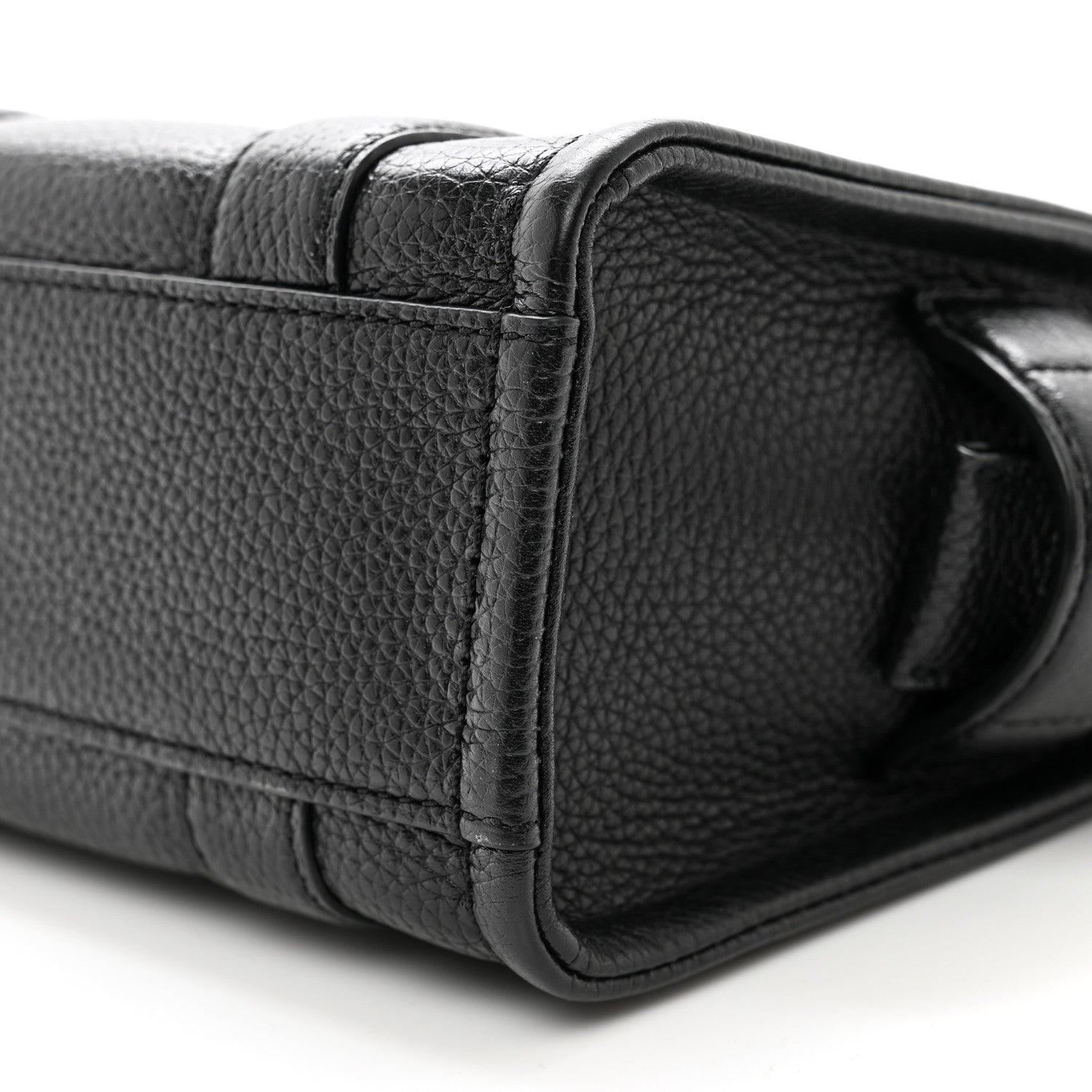 Marc Jacobs Grained Calfskin Micro The Tote Bag Black 9 of 9