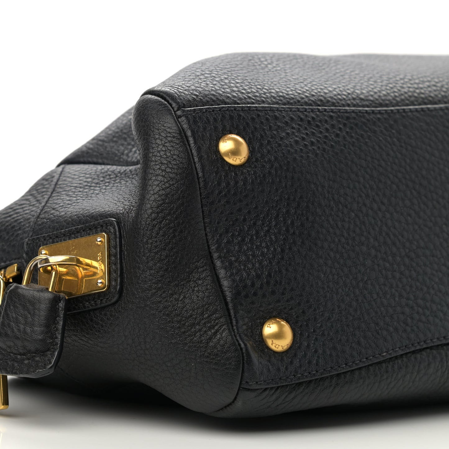 Vitello Daino Tote Black