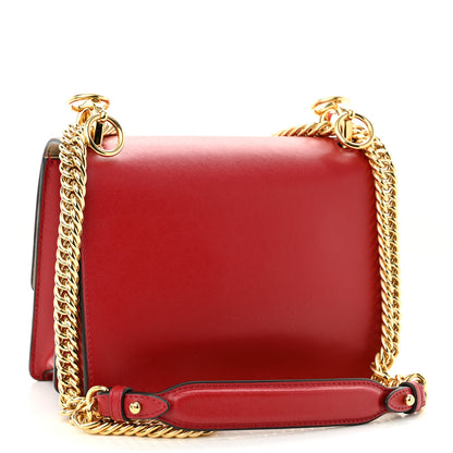 Fendi Vitello Liberty Monster Eyes Small Kan I Shoulder Bag Fragola 3 of 10
