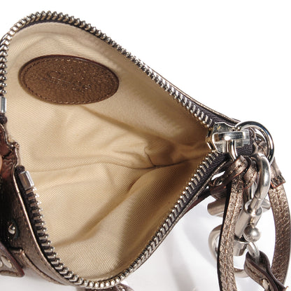 Chloe Leather Paddington Clutch Gold 5 of 9