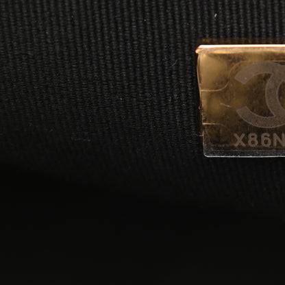 Chanel Canvas Printed Deer Coco Mini Single Flap Gray Black 7 of 11