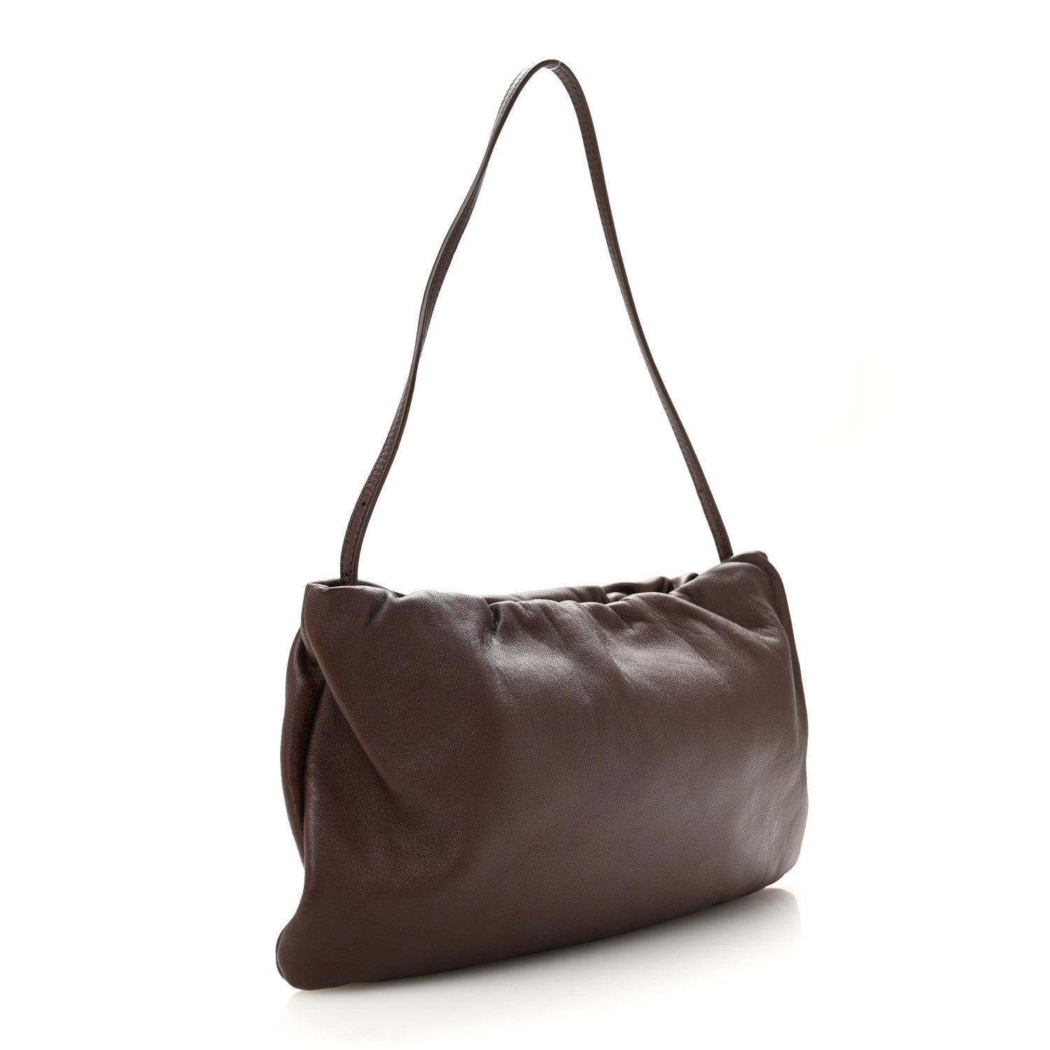 The Row Nappa XL Bourse Bag Brown Melange 3 of 9