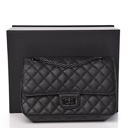 Chanel Calfskin Quilted 2.55 Reissue 225 Flap So Black 12 of 12