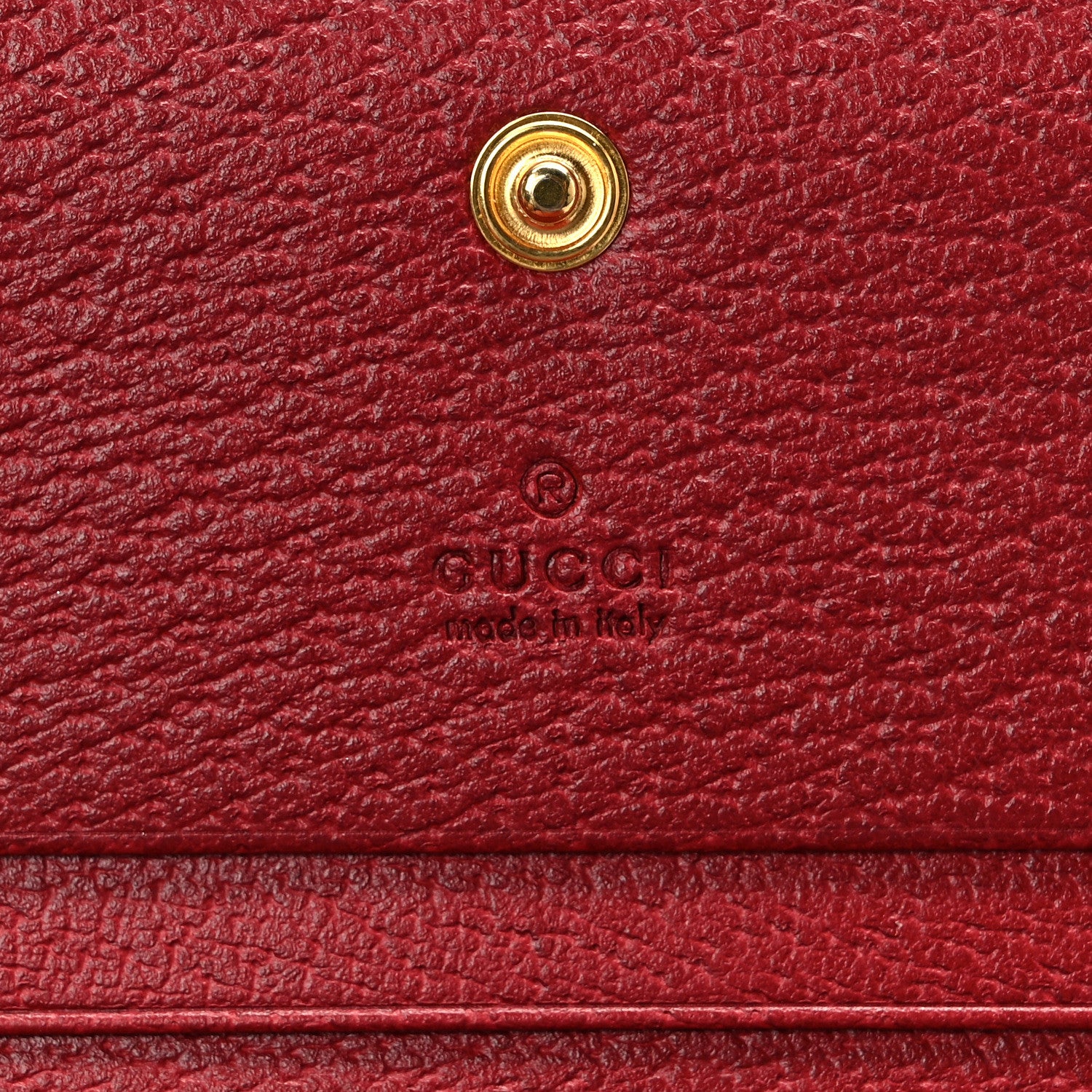 Gucci GG Supreme Monogram Flora Web Ophidia Card Case Red 6 of 6