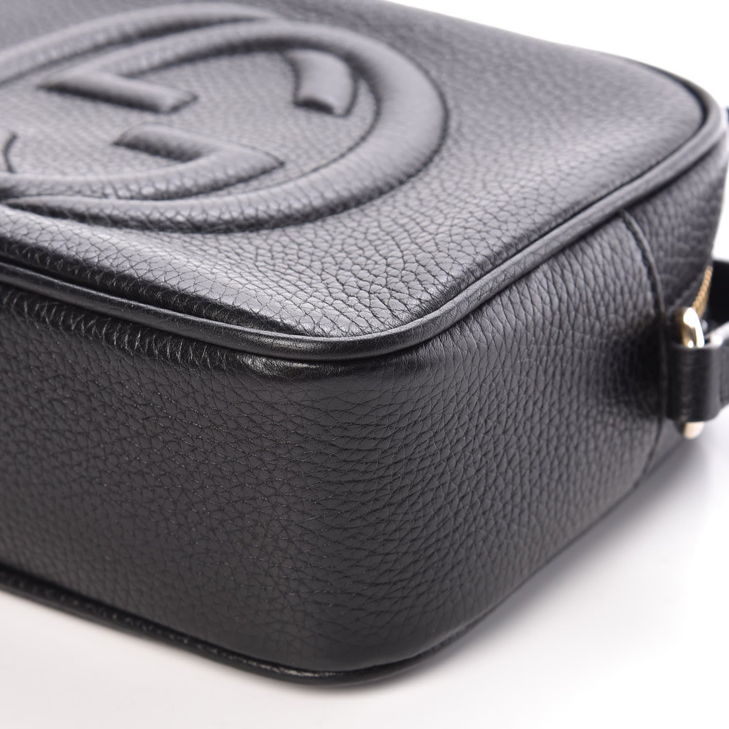 Gucci Pebbled Calfskin Small Soho Disco Bag Black 9 of 9