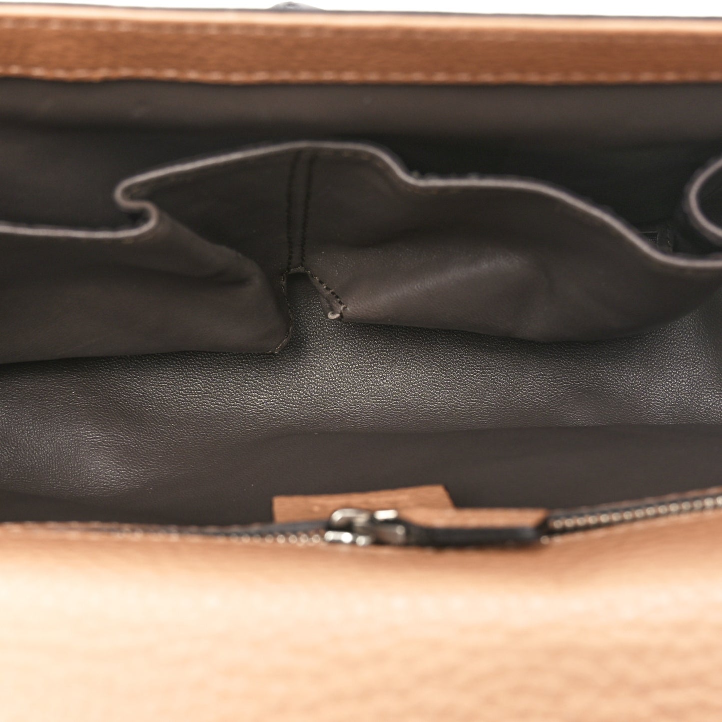 Calfskin Studded Medium Miss Bamboo Shoulder Bag Camelia