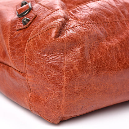 Balenciaga Agneau Classic Hardware Day Hobo Rouille 7 of 17