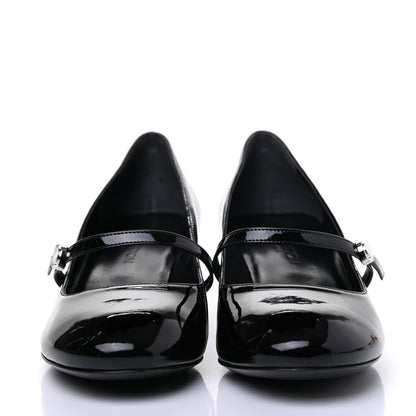 Louis Vuitton Patent Uniformes Silhouette 40mm Pumps 37 Black 2 of 8