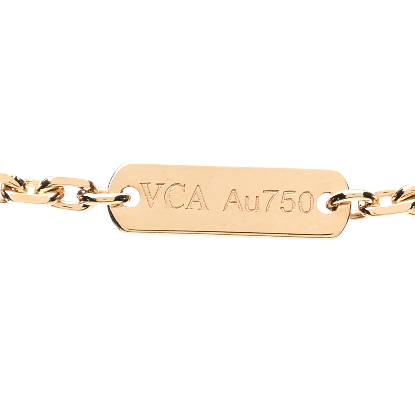 18K Yellow Gold Carnelian Magic Alhambra Long Necklace