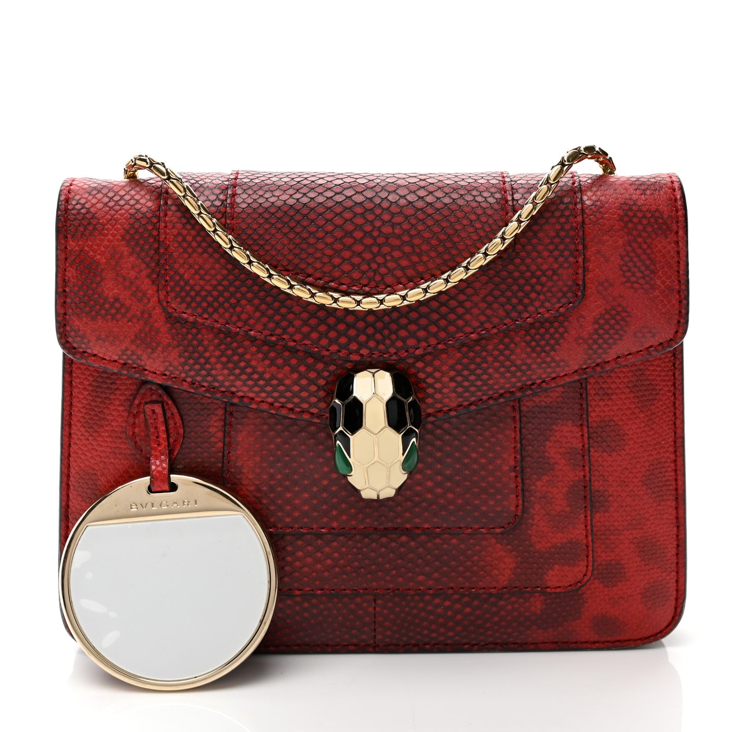 Karung Serpenti Forever Crossbody Red
