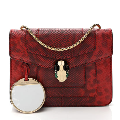 Bulgari Karung Serpenti Forever Crossbody Red 3 of 11