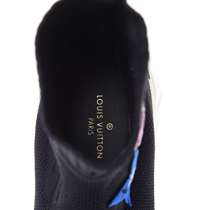 Louis Vuitton Stretch Fabric LV Black Heart Sock Sneaker 40 Black 7 of 8