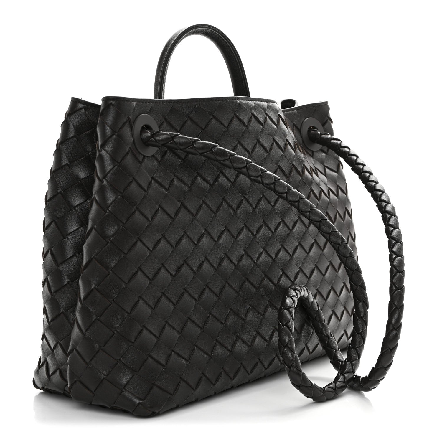 Bottega Veneta Nappa Intrecciato Medium Andiamo Shoulder Bag