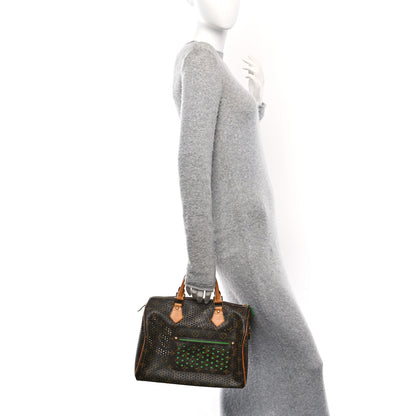 Louis Vuitton Monogram Perforated Speedy 30 Green 2 of 8