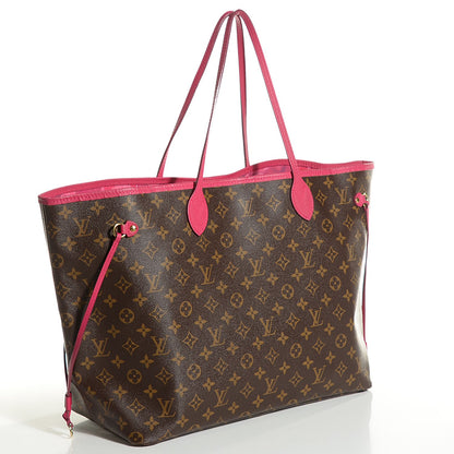 Louis Vuitton Monogram Articles de Voyage Ikat Neverfull GM Rose Indien 3 of 7