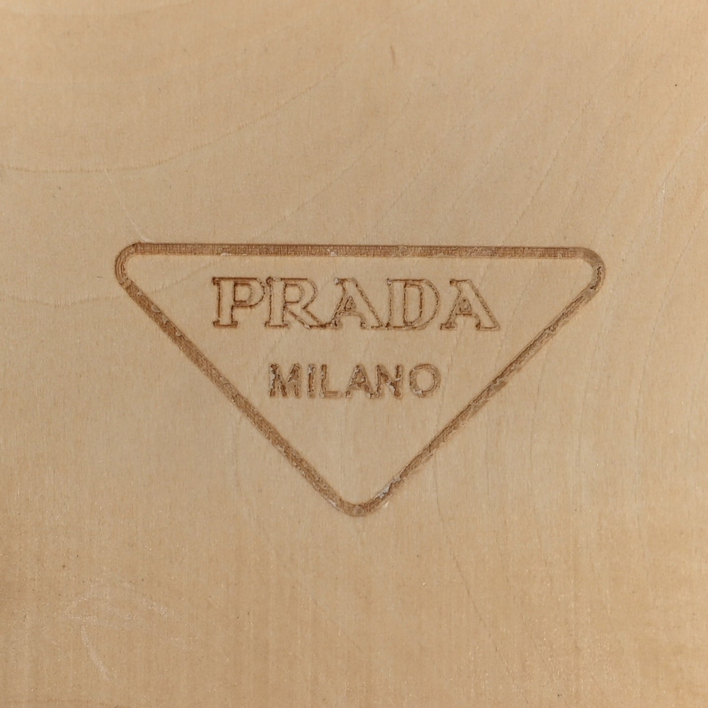 Natural Calfskin Shearling Metal Triangle Logo 45mm Clogs 39 Black Sabbia