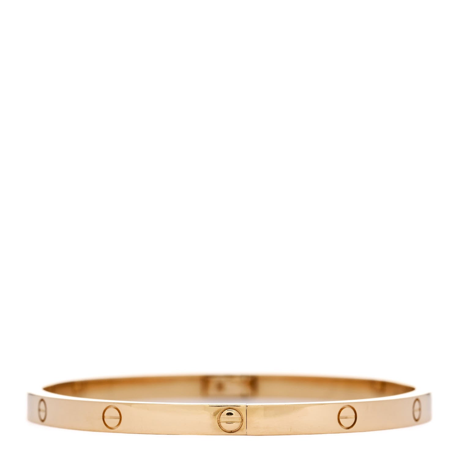 Cartier 18K Yellow Gold Small LOVE Bracelet 17 3 of 7