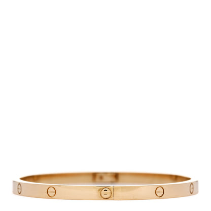 Cartier 18K Yellow Gold Small LOVE Bracelet 17 3 of 7