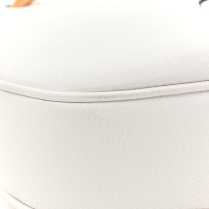 Versace Calfskin La Medusa Small Hobo Crossbody Optical White 9 of 12