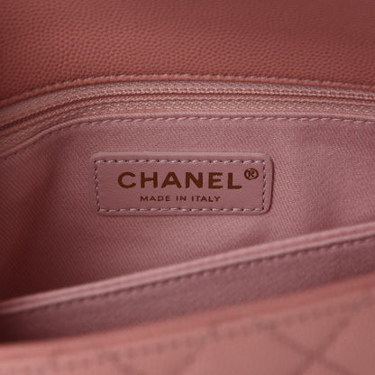 Chanel Caviar Quilted Mini Coco Handle Flap Pink 8 of 11