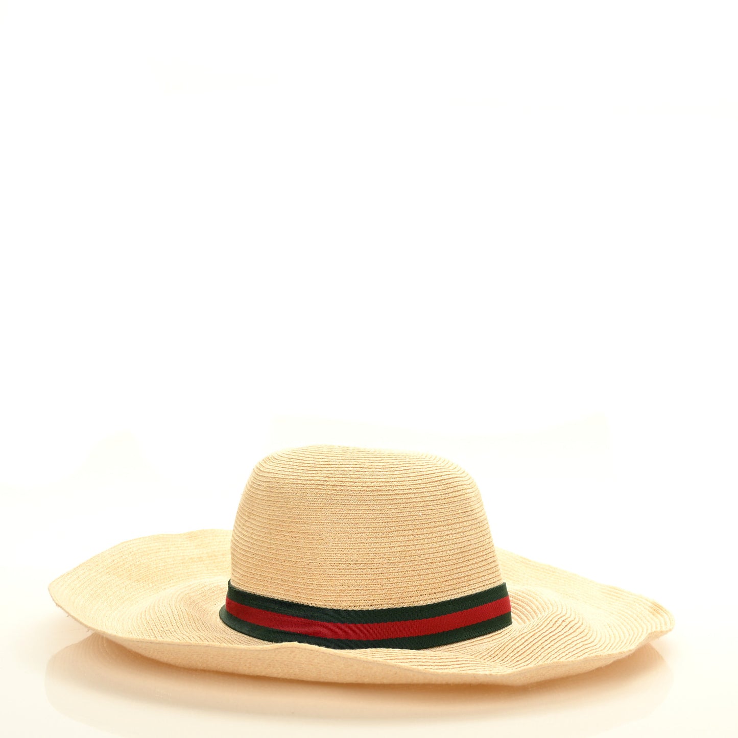 Straw Web Wide Brim Hat M Natural