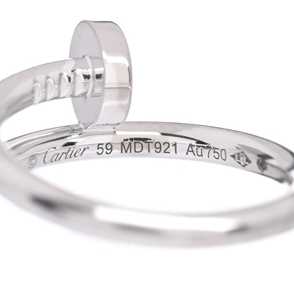 Cartier 18K White Gold Juste Un Clou Ring 59 8.75 4 of 5