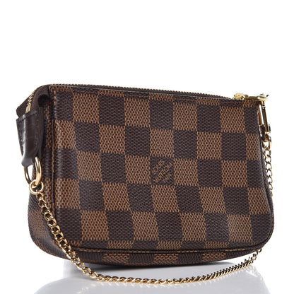 Louis Vuitton Damier Ebene Mini Pochette Accessories 3 of 8