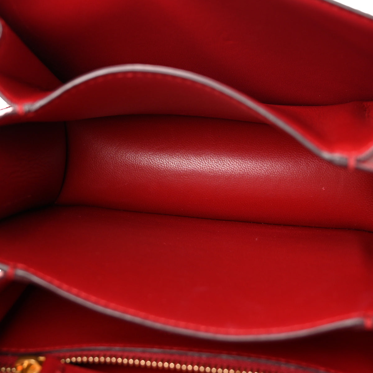 Celine Box Calfskin Small Classic Box Flap Bag Red 5 of 14