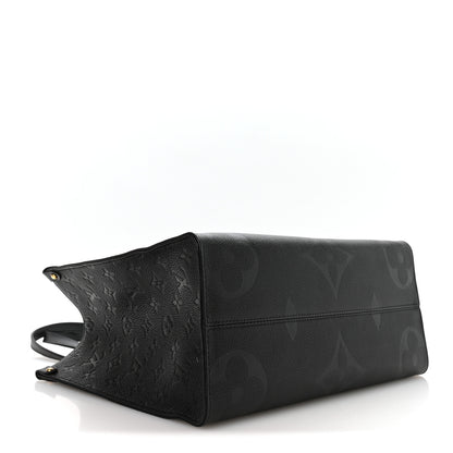 Louis Vuitton Empreinte Monogram Giant Onthego MM Black 4 of 9