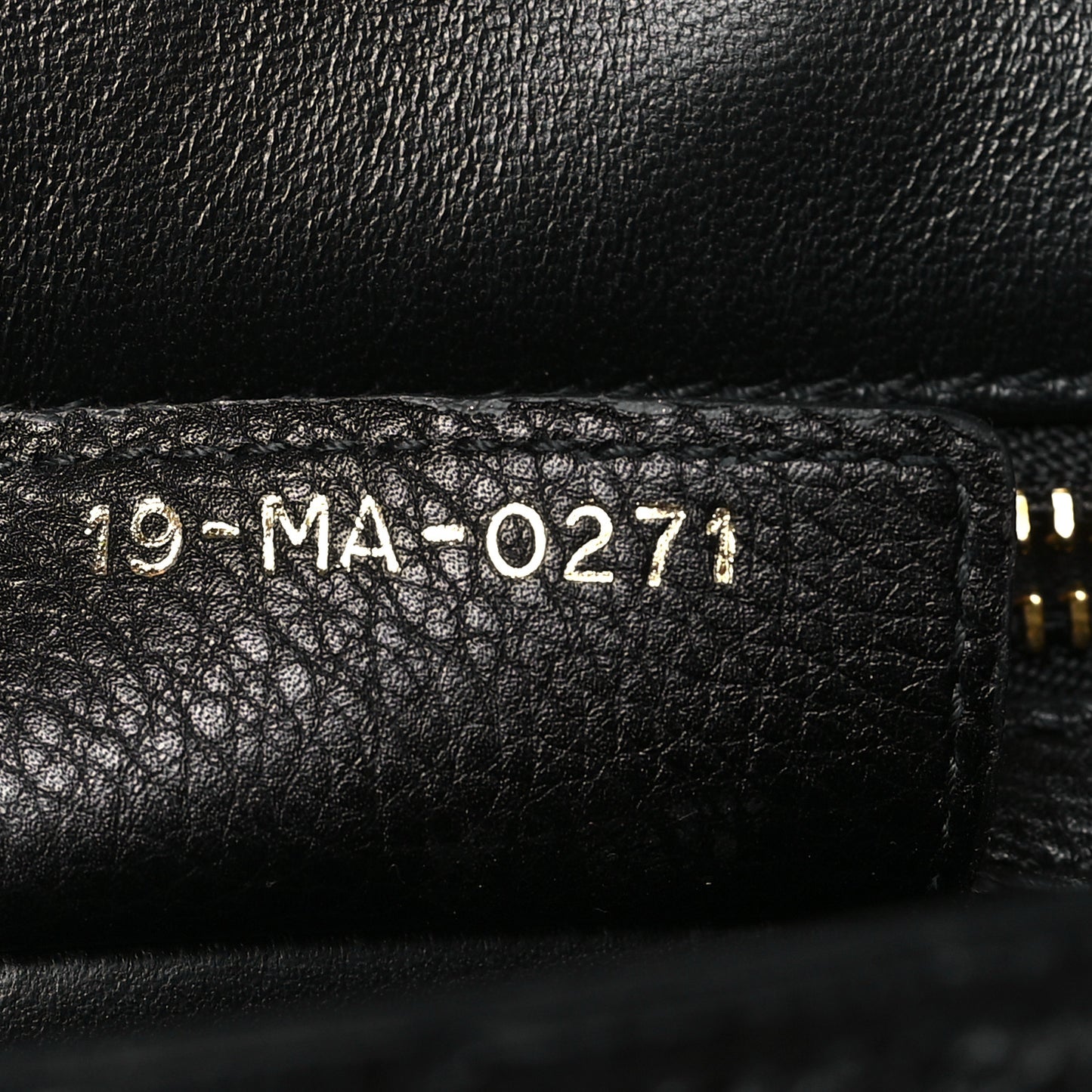 Calfskin Cannage Small Caro Bag Black