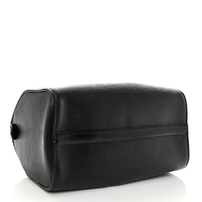 Louis Vuitton Epi Speedy 25 Black 4 of 11
