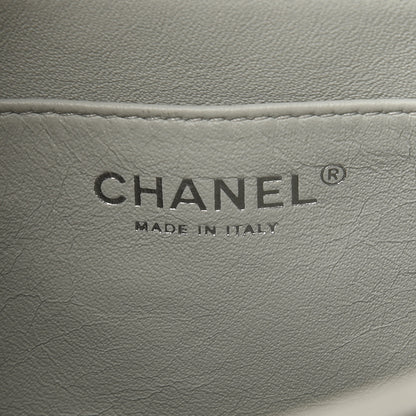 Chanel Lambskin Quilted Large Geometric Flap Grey 8 of 14